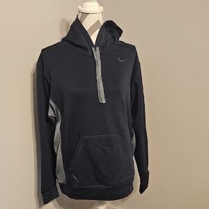 Nike Dark Blue and Gray Hoodie